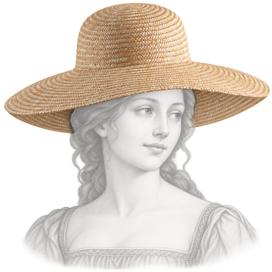 Hat worn by a Renaissance character