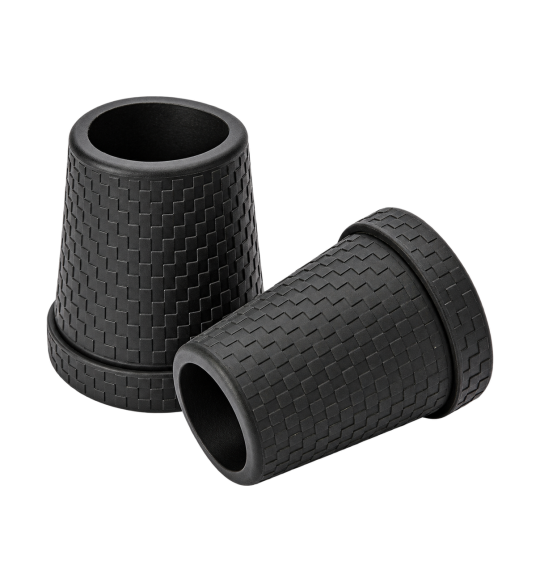 Black Rubber Cane Tip – 18 mm – product view