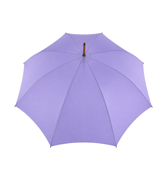 Fox Umbrellas GT1 Purple Umbrella – wooden handle – main view
