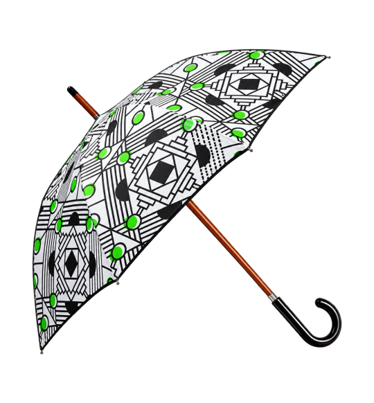 Boubou Kumo umbrella – graphic patterns – main view