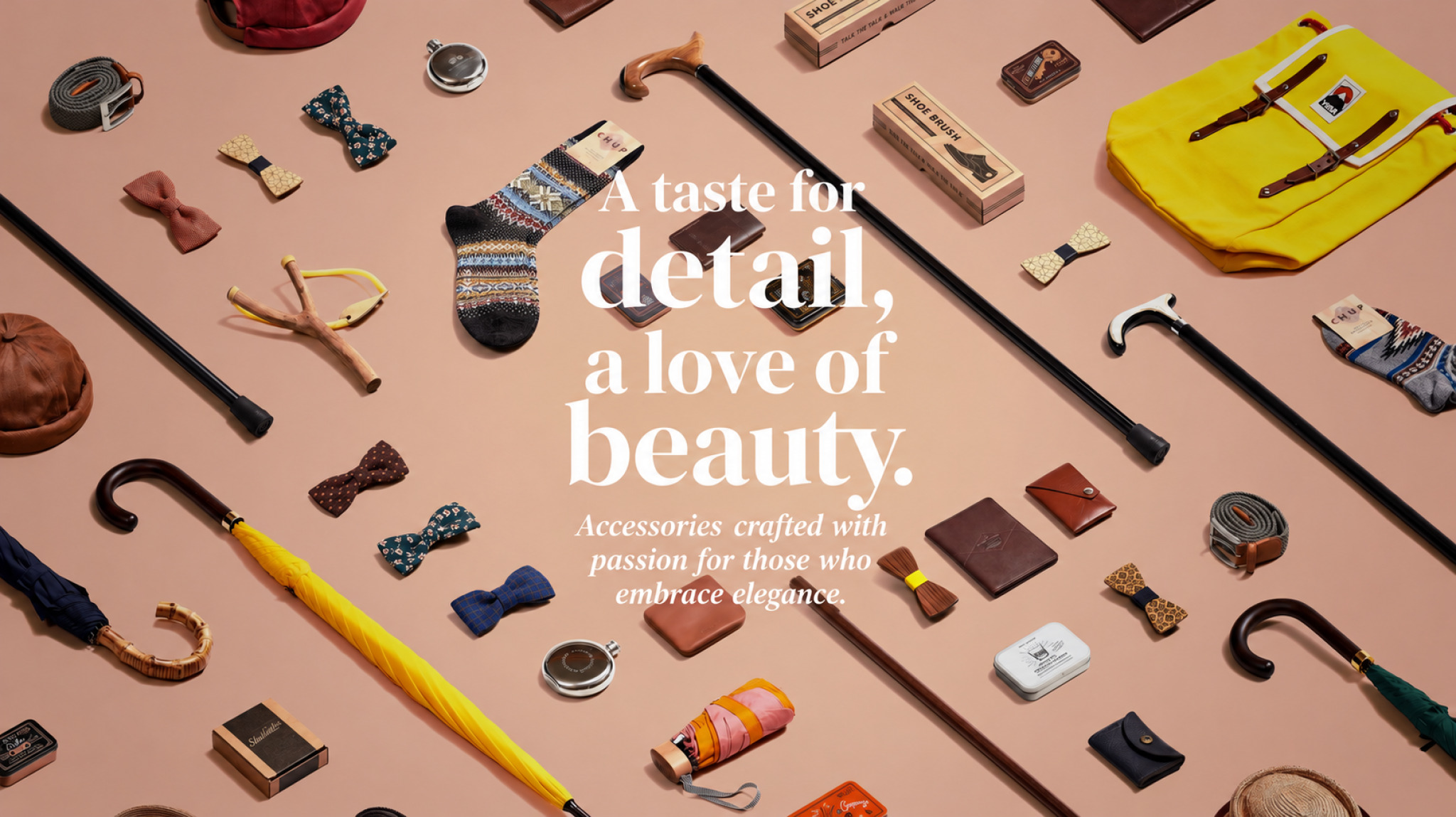 A taste for detail, a love of beauty